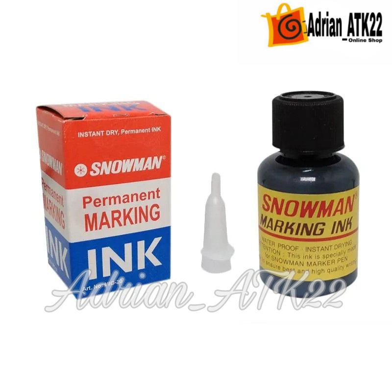 

Tinta Spidol Permanent Marker INK Refill Snowman MIG-20