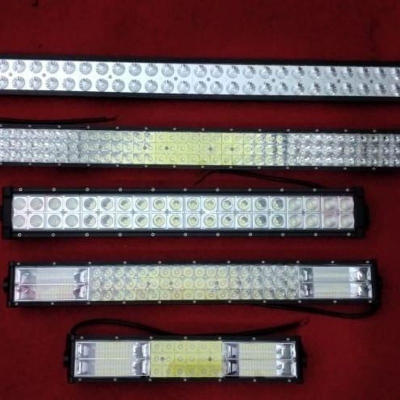 LED BAR 120 W 60 dan 105 CM OFFROAD LIGHT BAR WATERFROP LED Osram