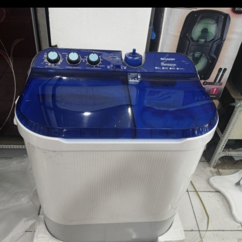 MESIN CUCI SHARP 10 KG ES-T1090-VK 2 TABUNG MANUAL BATAM