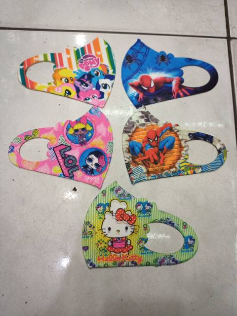 [SIAP KIRIM] Masker Anak Character [TERMURAH]