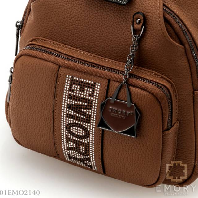 GIBD RANSEL 01EMO2140 EMORY Golden MULTIFUNGSI TAS RANSEL WANITA BACKPACK FASHION IMPORT ORIGINAL