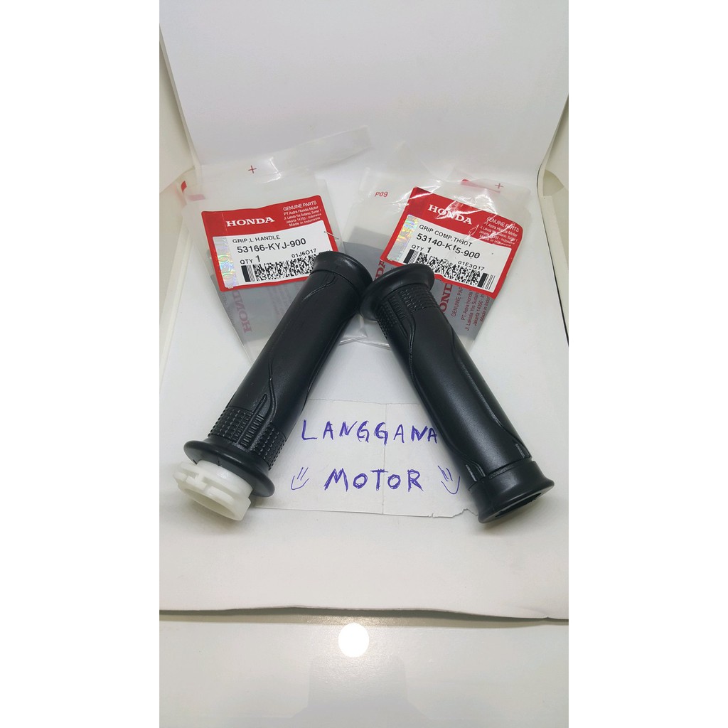 karet grip handle handgrip cb 150r cb150r 1 set kanan kiri ori AHM