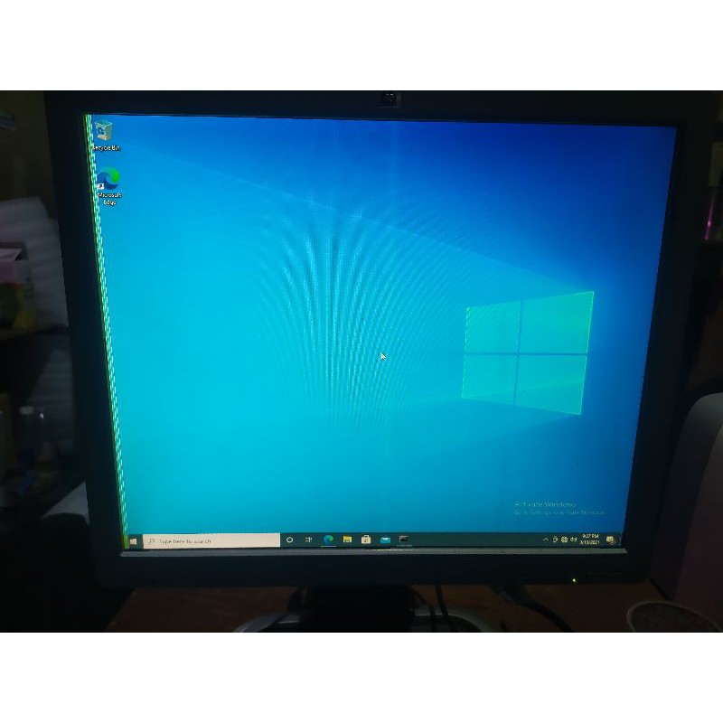 monitor  lcd hp 17 kotak L1756 minus
