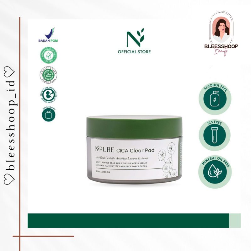 [SHARE IN JAR & FULL SIZE] CICA CLEAR PAD NPURE EKSFOLIASI KAPAS ORIGINAL‼️