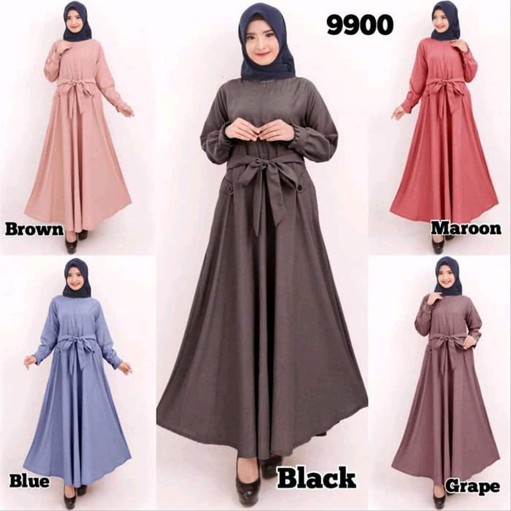 GAMIS BALOTELLI POLOS - Gamis Busui Maxi Dress