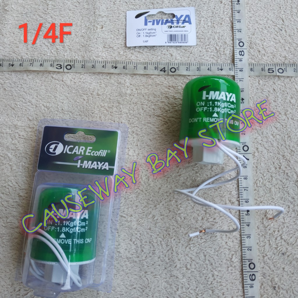 OTOMATIS POMPA AIR DRAT KECIL (1/4") ICAR ECOFILL I-MAYA