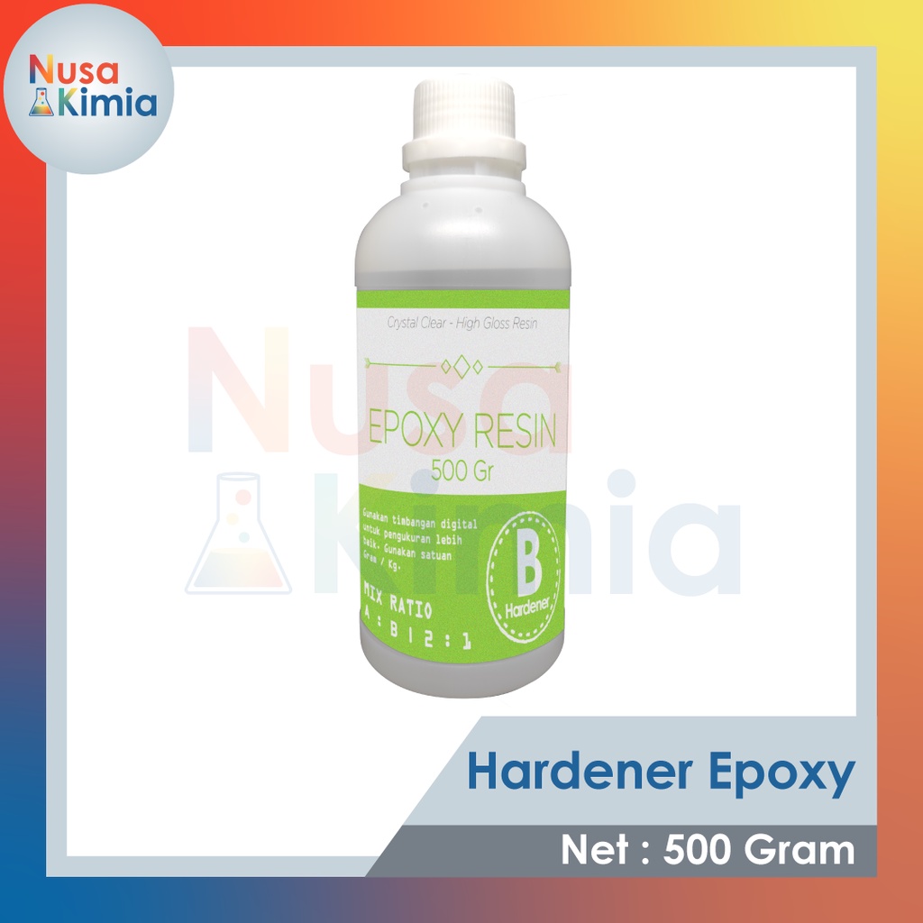 Hardener Epoxy Resin Bening Part B 500 Gram