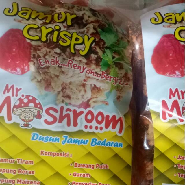 

Jamur crispy keju 125gr Mr. Mushroom