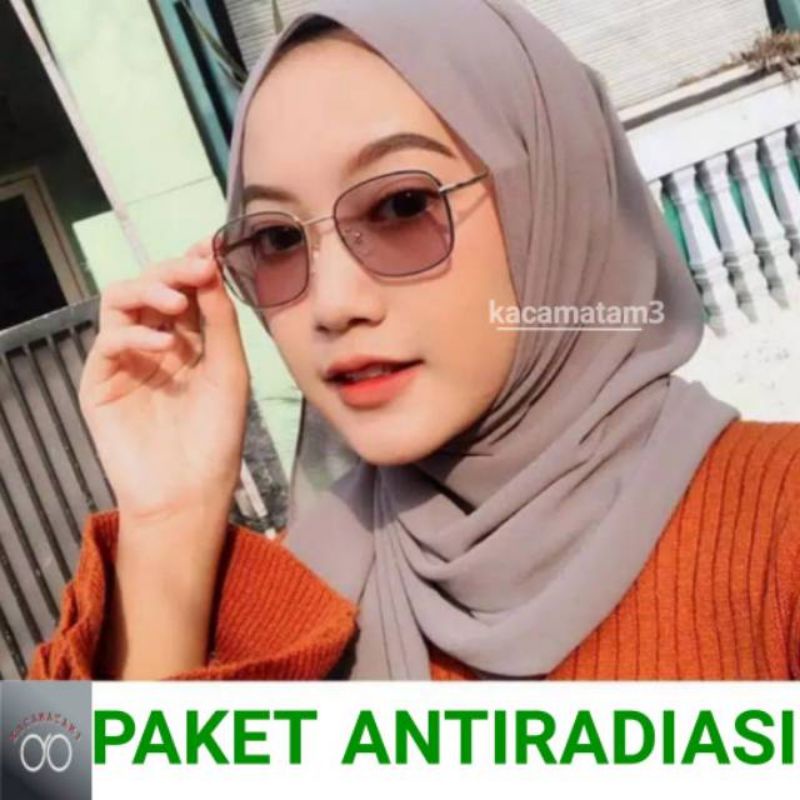 kacamata lensa antiradiasi computer tv hp laptop bisa normal minus plus cilinder tergantung permintaan sampai minus 5 cyl 2 harga masih sama tulis saja pesanan kaka di catatan saat order free box lap cairan pembersih kode 6639 size 52-18-138