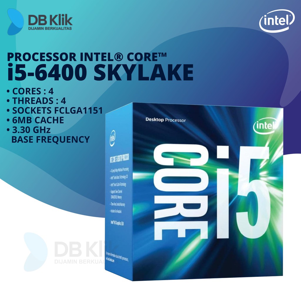 INTEL Processor Core I5 6400 SKYLAKE BOX