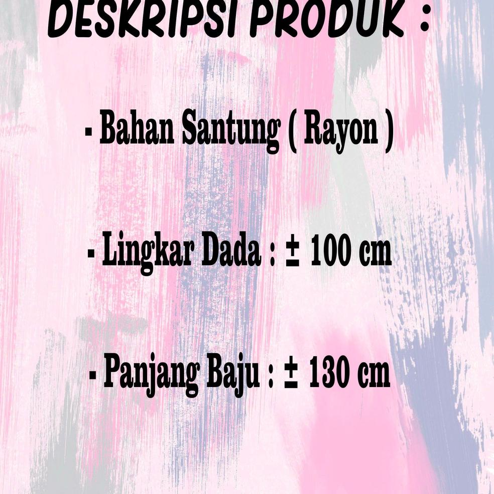 BATIK WANITA DASTER RAYON PANJANG MURAH KEKINIAN BUMIL VELI ( RANTAI CUPITA MONOCROM NAURA TULIP SHA