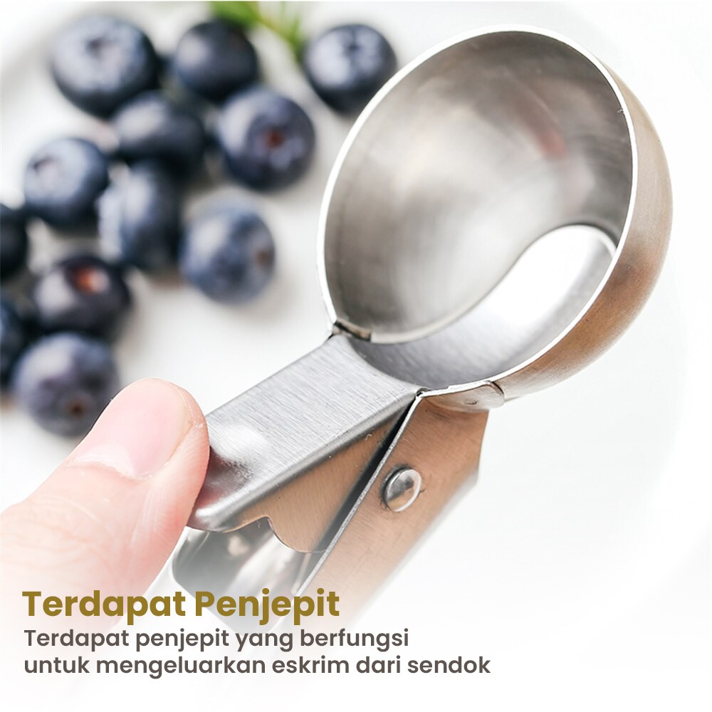 Sendok Takar Es Krim Gula Kopi Anti Freeze Ice Cream Scoop Spoon