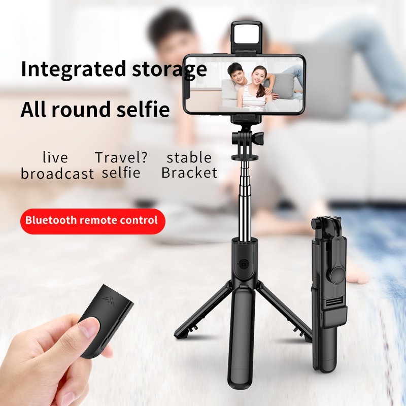 TONGSIS S05-S TRIPOD BLUETOOTH SELFIE STICK REMOTE CONTROL WITH 1 LED