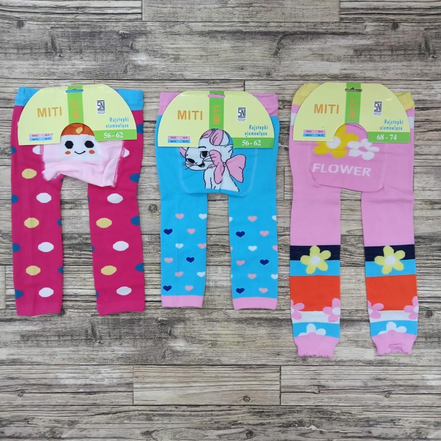 Legging Bayi MOTIF Perempuan Tutup dan Buka kaki Cotton Rich