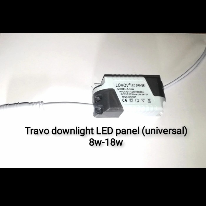 driver adaptor /travo downlight panel led 6w sampai 18w-IBZ