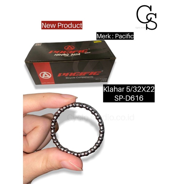 Gotri Sarang Pelor Fork Stang Sepeda Oversize Bearing 5/32 x 22 Pacific SP-D616