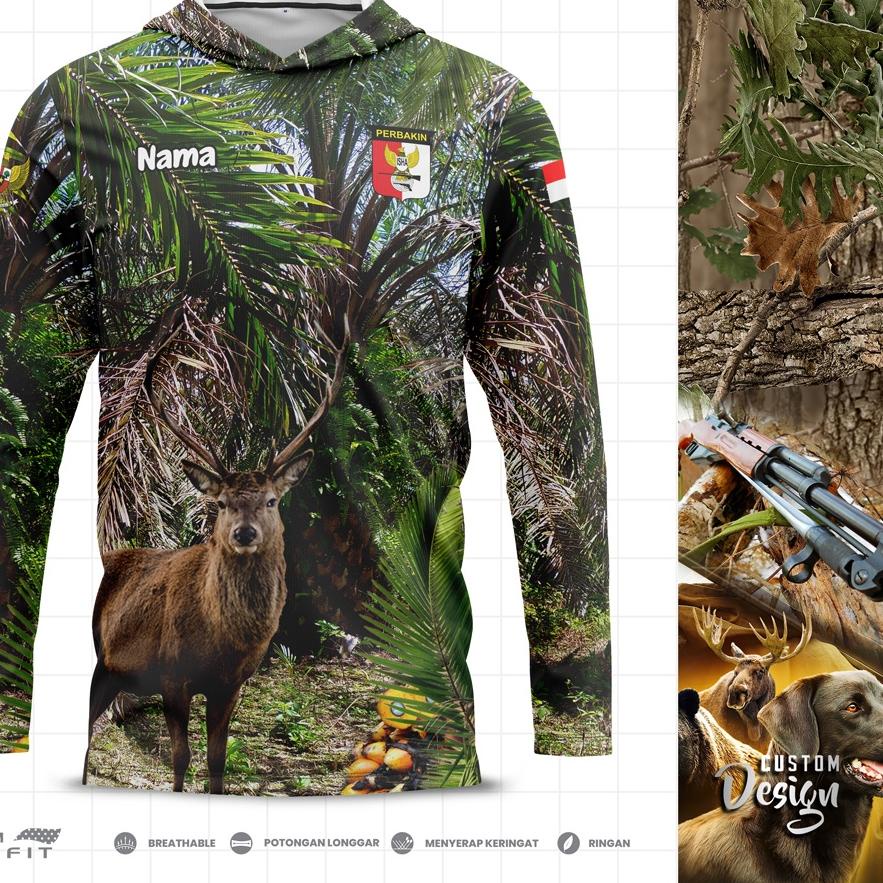 Tiktok Sell✨ Baju Camo Jersey Custom Komunitas Berburu motif Kebun Sawit Dryfit Premium | Discount T