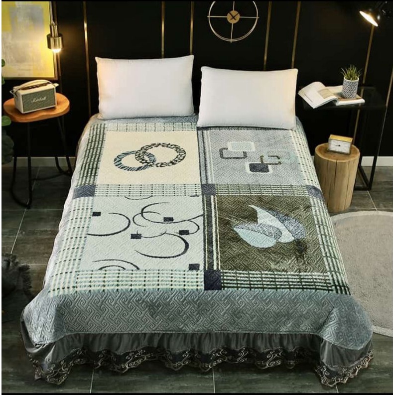 SELIMUT RENDA BAHAN DOUBLE, LAPISAN DALAM BAHAN KATUN JEPANG-*6