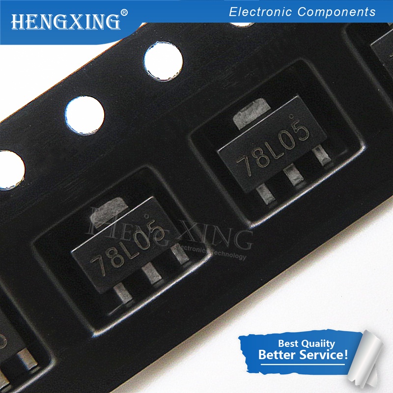 100pcs IC 78L05 SOT89 CJ78L05 SOT-89 SMD