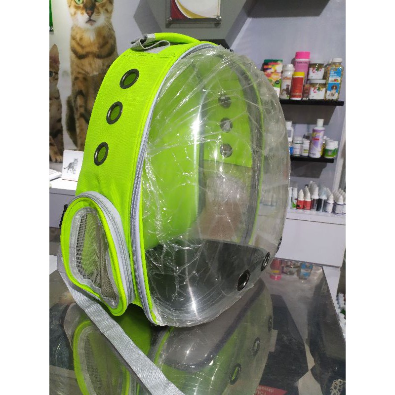 Tas Astronot Ransel kucing &amp; anjing Full Frame Transparan