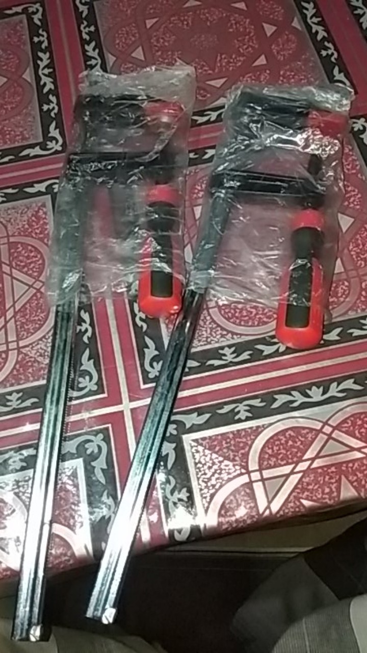 Clamp F 30cm X 5cm Besttools - Catok Kayu 300mm X 50mm Handle Full Karet - Klem Kayu 30cm