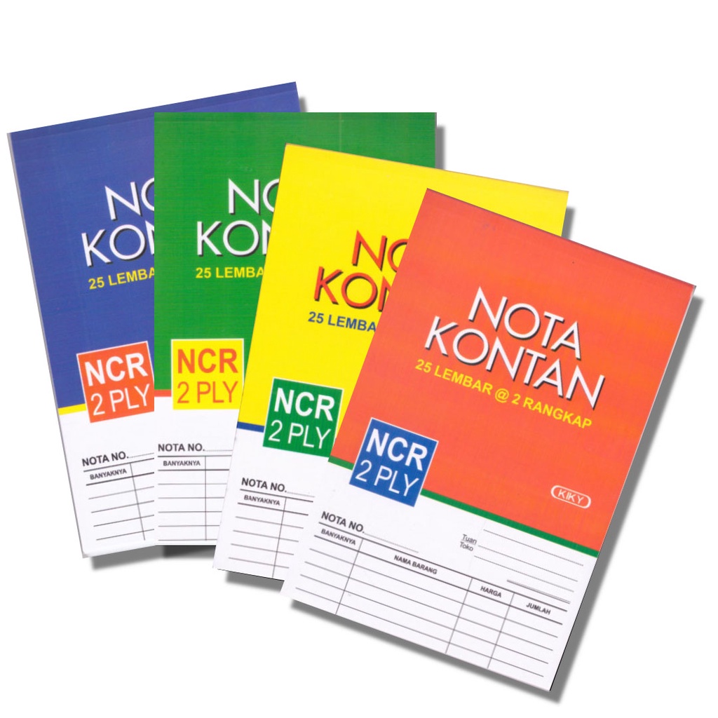 Nota Kontan NCR 1Ply  2 Ply Kiky / Nota Bon Merk Kiky