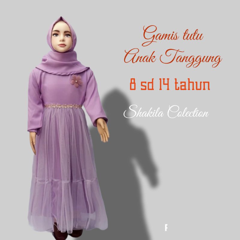 gamis anak tanggung 8 sd 13 tahun