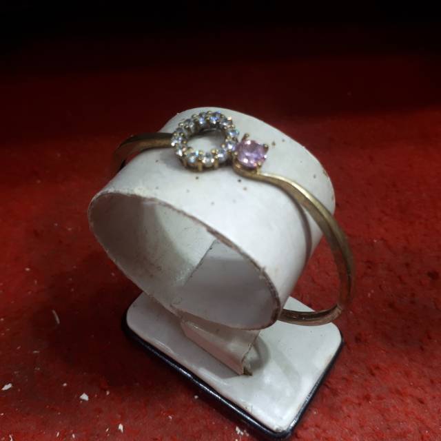 Gelang perak lapis emas (7gram)