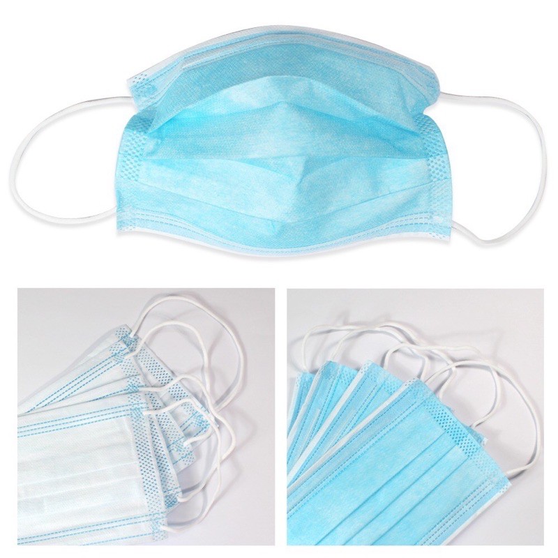 masker 3 ply disposable (50pcs)