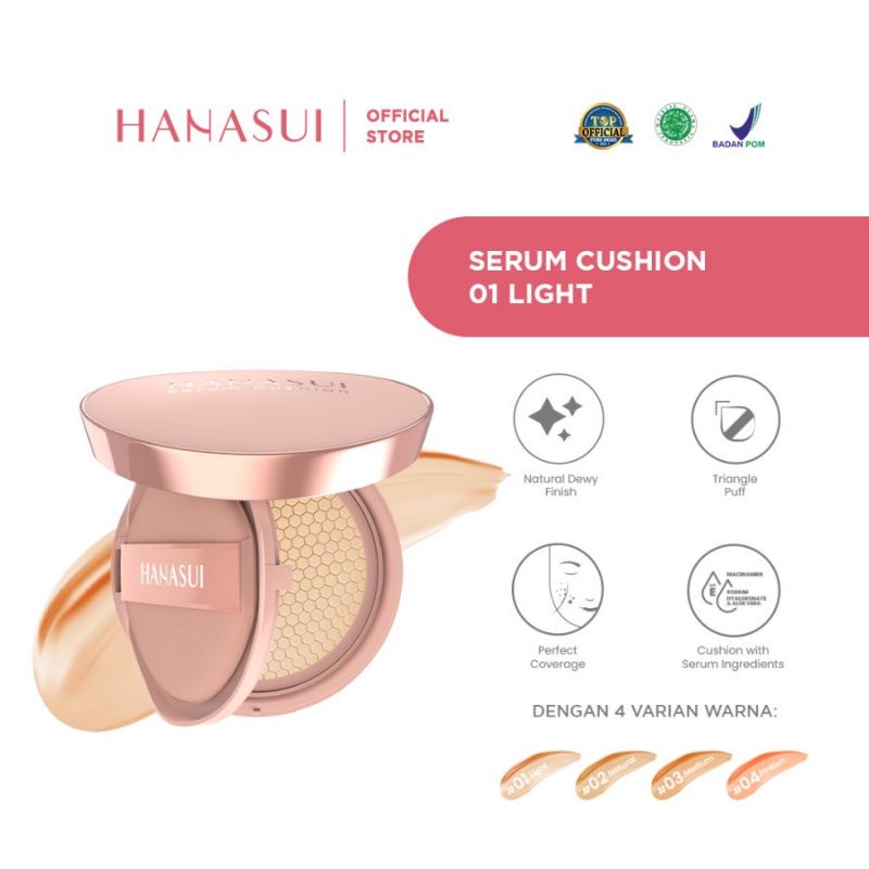 HANASUI Serum Cushion 15g | Foundation | Flawless | Natural Dewy