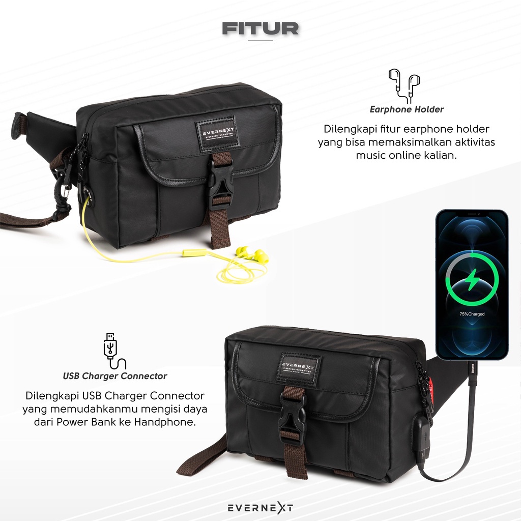 tas sling pouch bag unisex pria multy fungsi waistbag tas selempang pria waterproof anti maling terbaru slempang anti air cowok tas pinggang unisex waitsbag pria kualitas distro import original branded westbag pria Waisbag laki laki salempang bahu pria