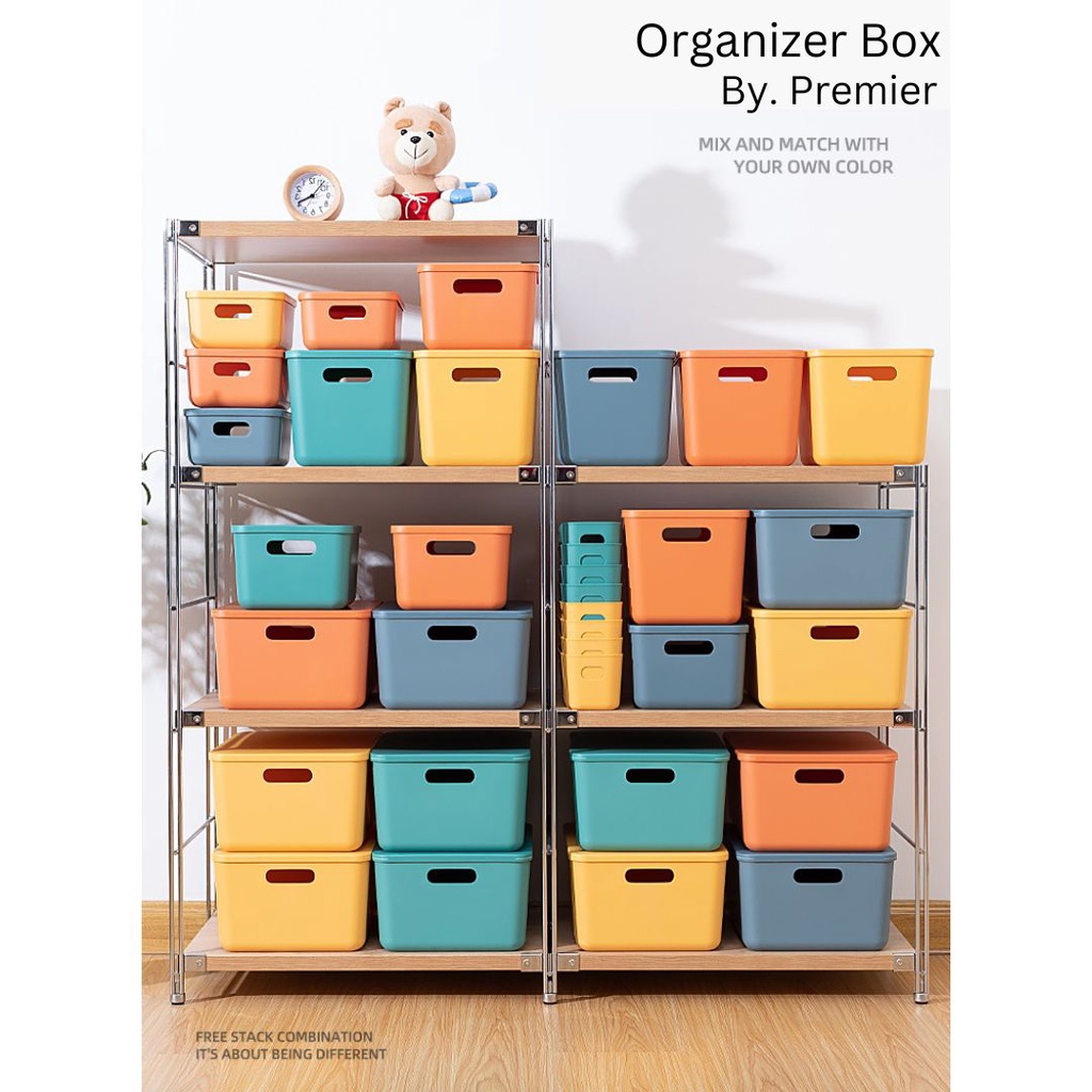 Kotak Penyimpanan Plastik Keranjang Serbaguna Organizer Storage Box