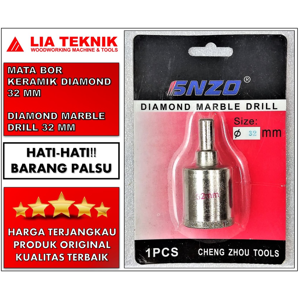 Mata Bor Keramik 32 mm - Marble Drill 32 mm, SNZO