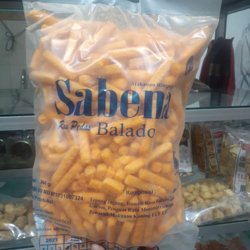 

SNACK STIK SABENA BALADO BERAT 360GRAM|CEMILAN KILOAN