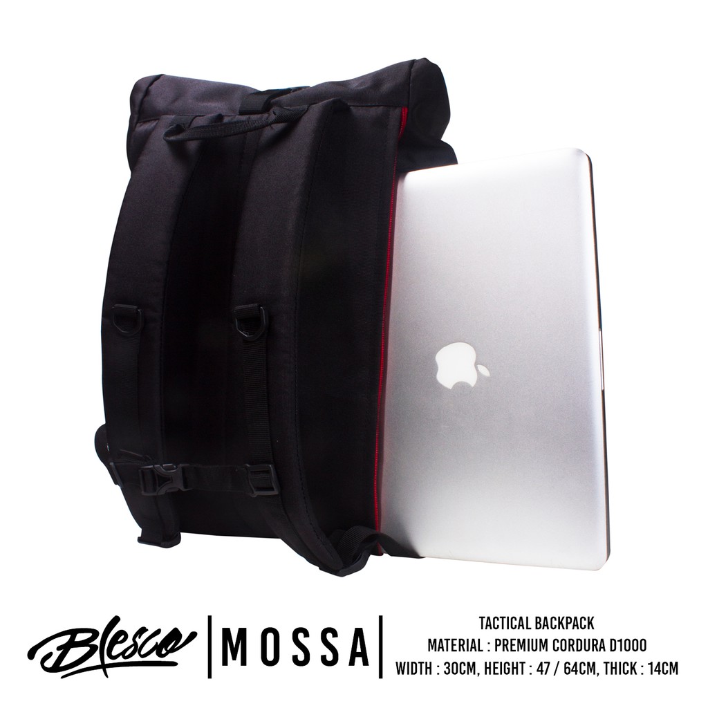 Tas Punggung Traveling Outdoor Laptop Hitam