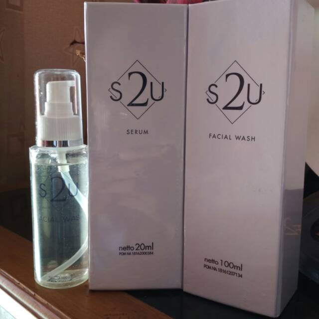 Facial wash dan serum s2u original korea premium sabun ori
