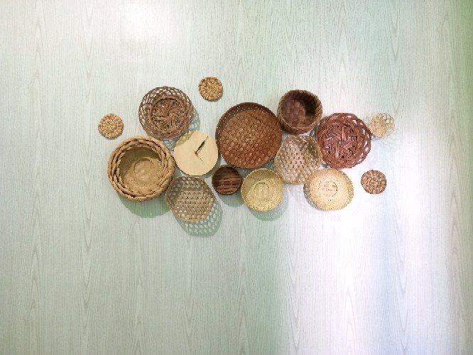 (krj03) Keranjang Permen Rotan D 7 Cm