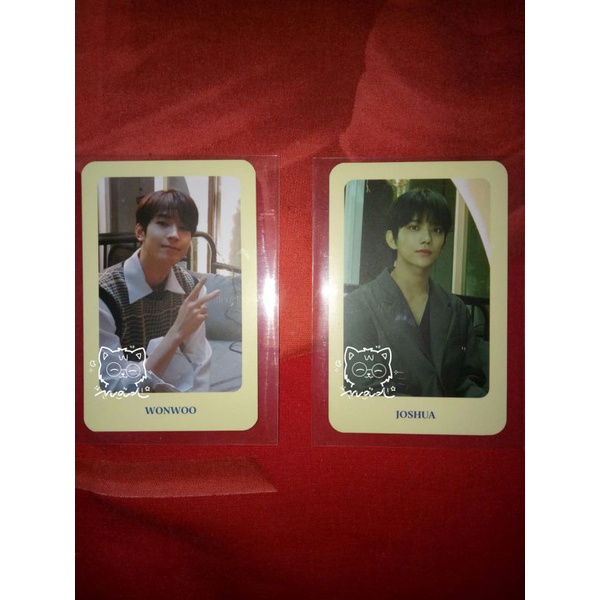 photocard oty otr Wonwoo Joshua