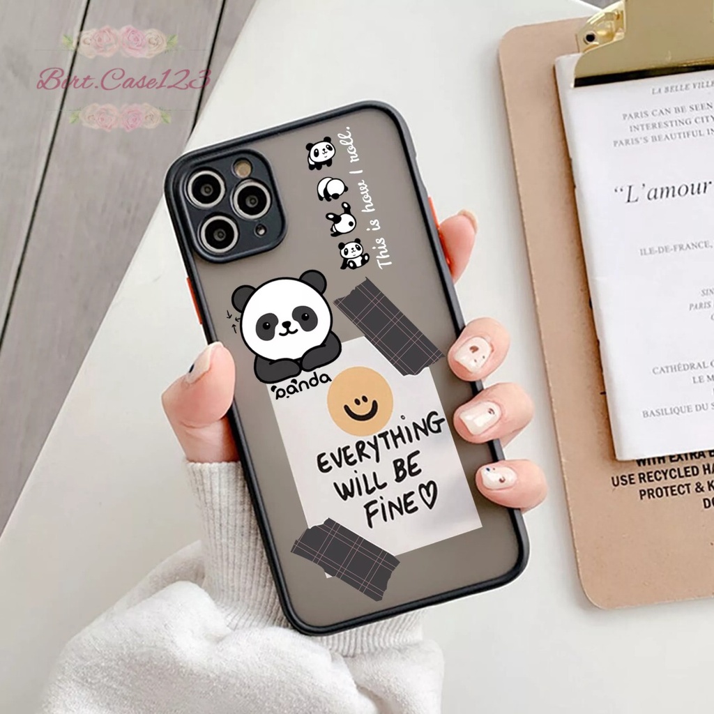 SOFTCASE DOVE HYBRID CUSTOM BABY PANDA OPPO VIVO SAMSUNG REALME XIAOMI IPHONE INFINIX FOR ALL TYPE BC6449