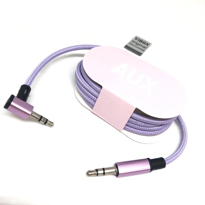 Kabel Aux Vibox YY003 100Cm Kabel Aux Macaron YY003 Promo Sen