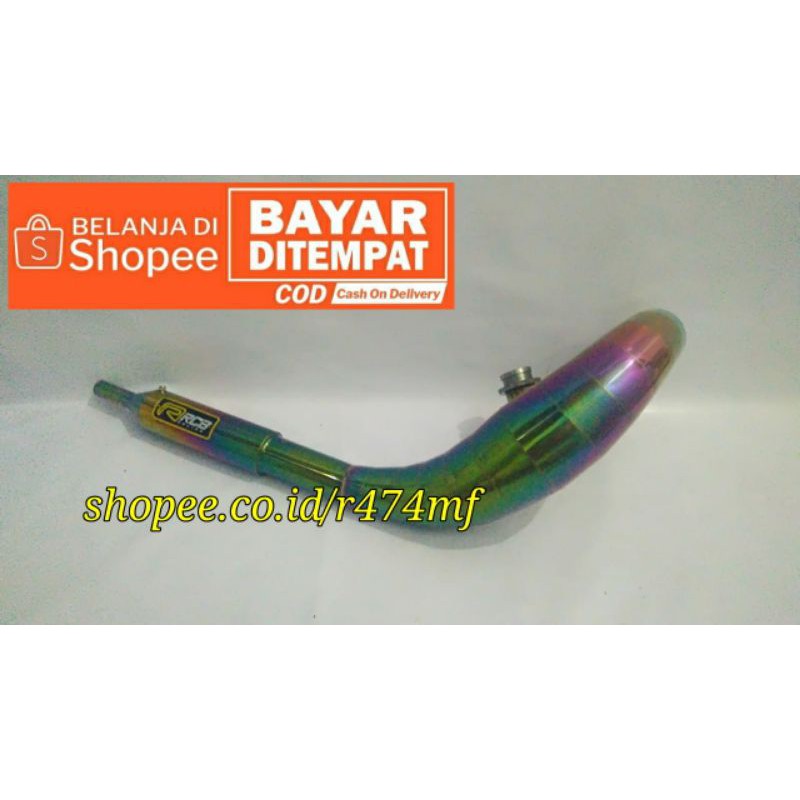 Knalpot Lobster RX KING RCB Stainless Rainbow