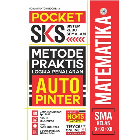 Buku Pocket SKS IPA  MATEMATIKA BIOLOGI KIMIA FISIKA SMA Kelas X XI XII-3