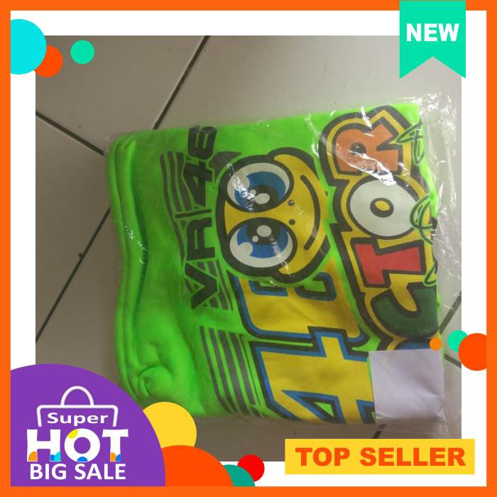 TAS HELM SLEMPANG SERBA GUNA VR46 ROSSI HIJAU MUDA