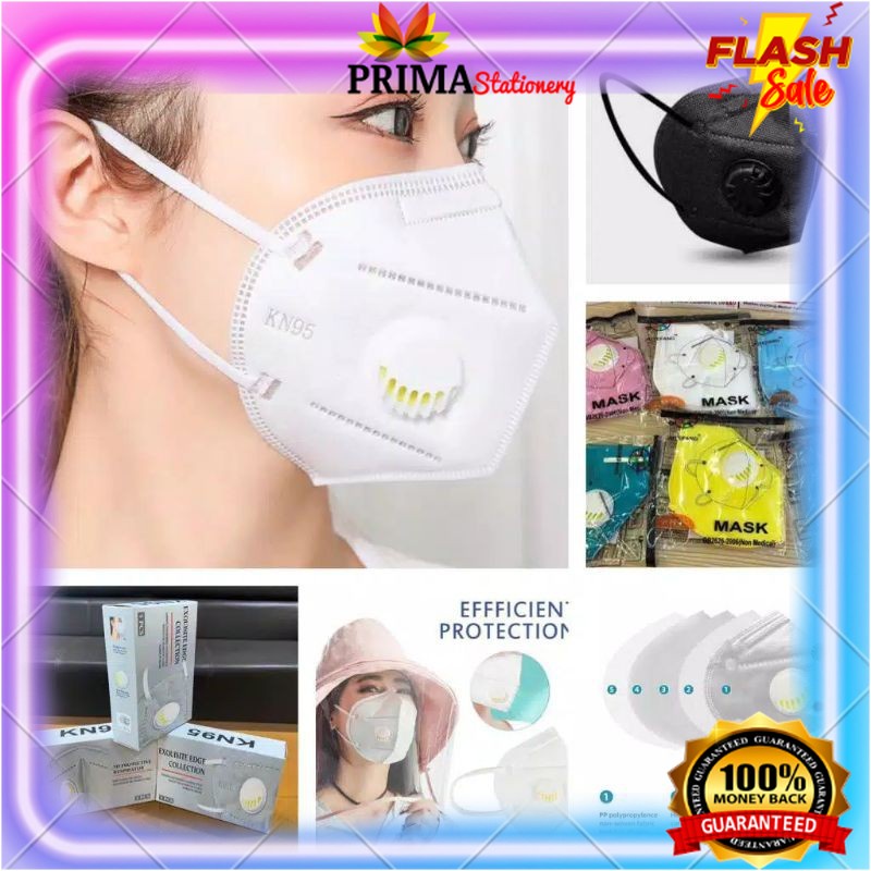 Masker KN95 RESPIRATOR 3D Masker N95 Masker KN 95 Masker FILTER KATUP