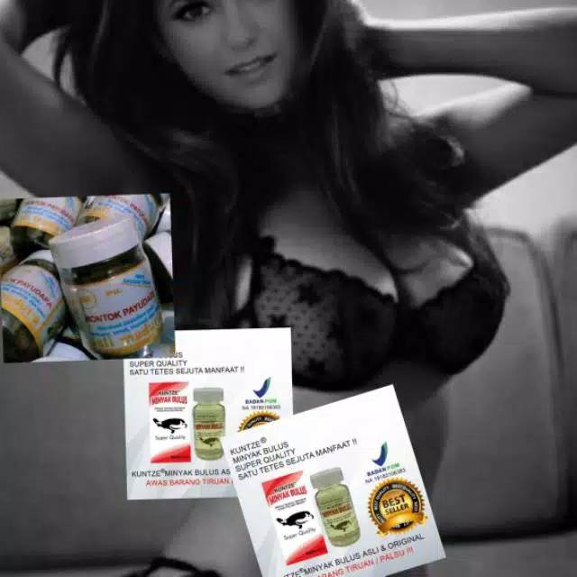 Paket super montok payudara(1 jamu montok payudara+2 minyak bulus kuntze bpom)