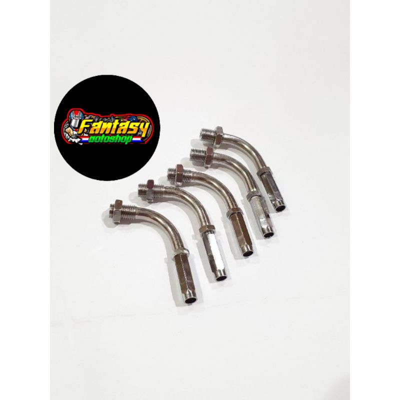 STELAN L GAS SPONTAN CHROME STAINLESS HARGA SATUAN / 1 PCS