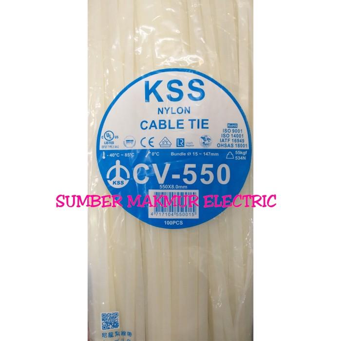 

CABLE TIES CV-550 / KABEL TIS 55cm (8X550mm) / CABLE TIE KSS / TIS KSS