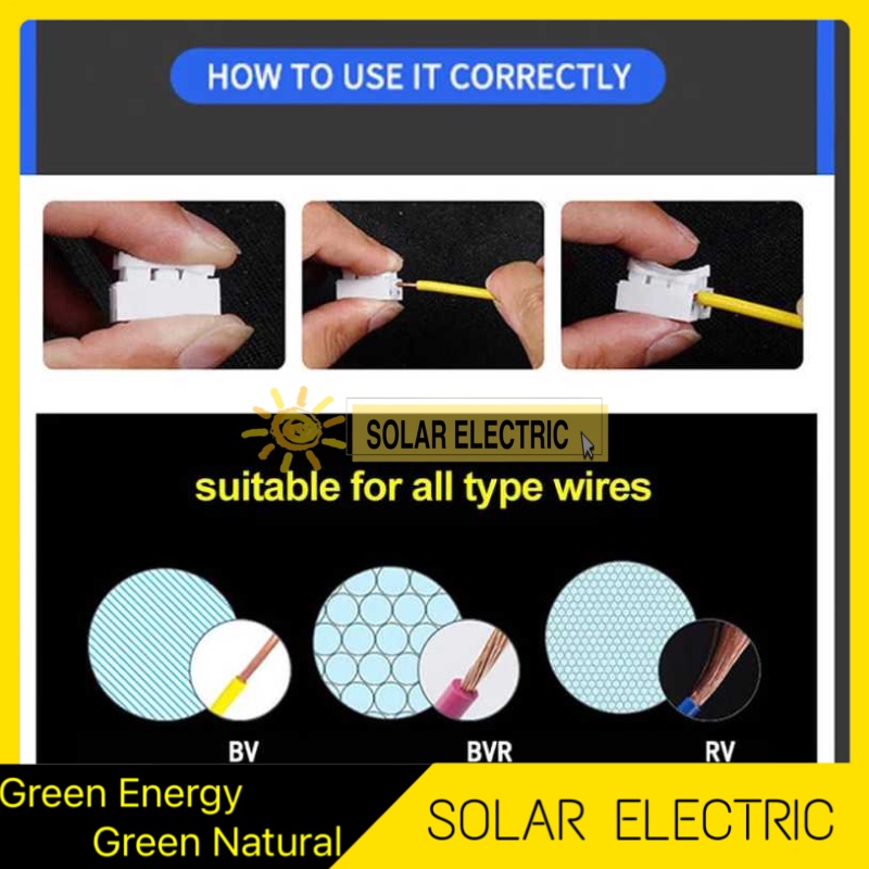 Quick Connec 2 3 Besar Terminal Sambungan Kabel Listrik