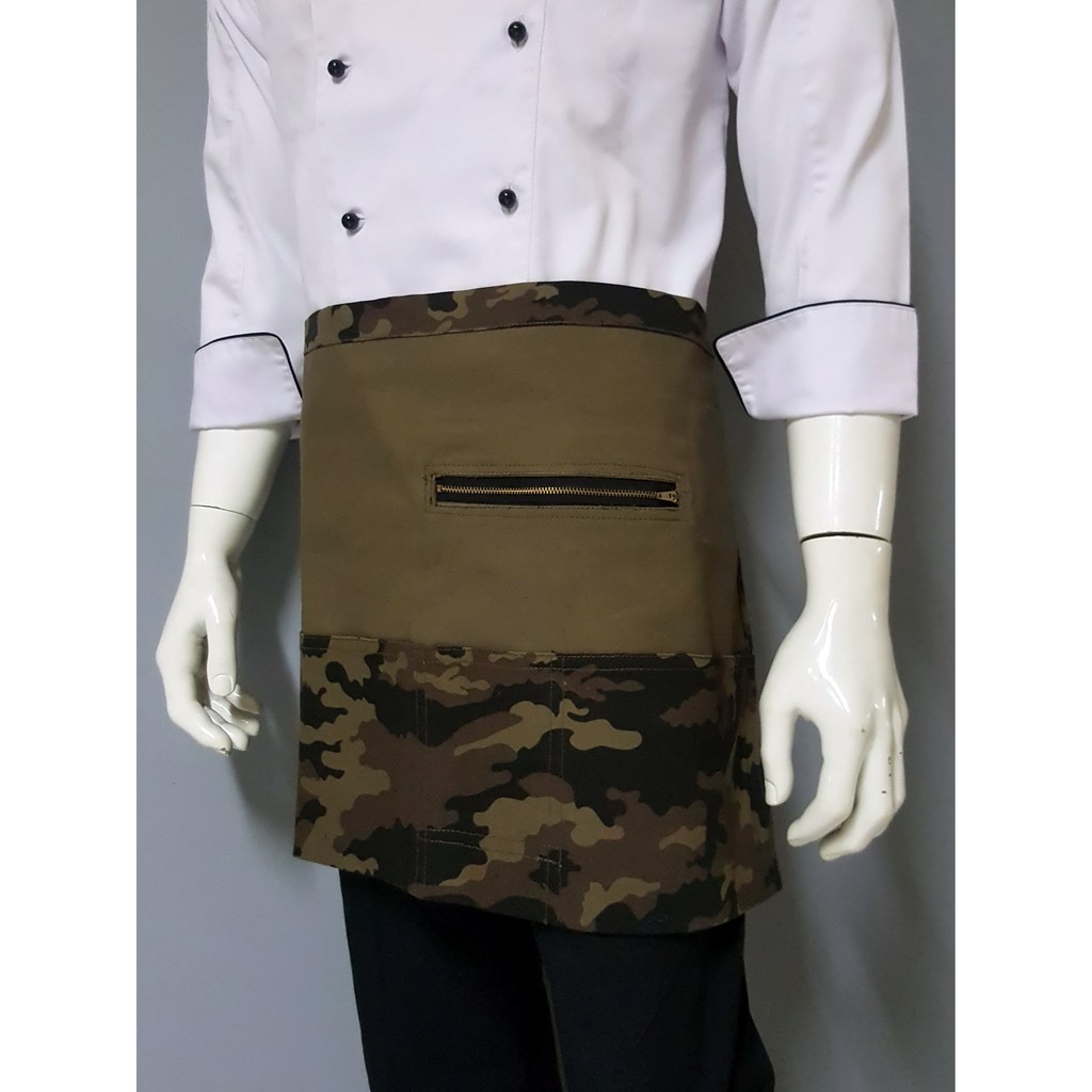 Chef Wear Apron Pendek Army