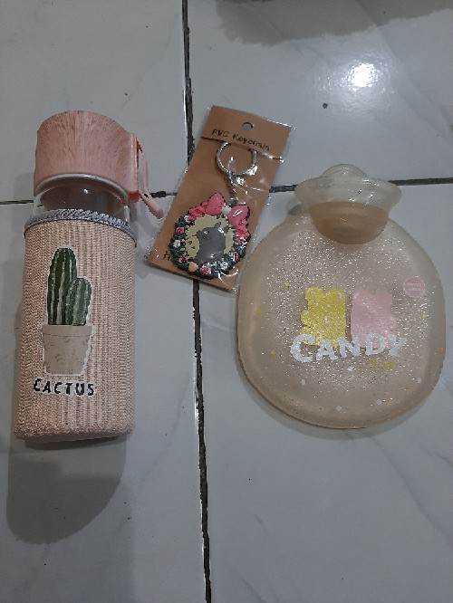 Rumauma Wooden Bottle Water Tumblr Character - Botol Minum Tutup Kayu